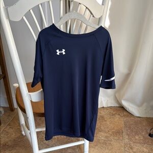 Under Armour Navy Blue Athletic Shirt